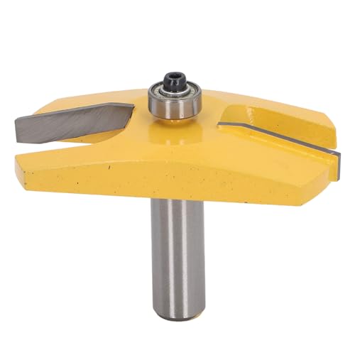 Denash Holzbearbeitung Router Bit High Wear Stahl Router Bit Zum Trimmen und Anschließen, Einfach zu Installieren auf Geräten, Effizienter Arbeitsassistent für Holzarbeiter von Denash