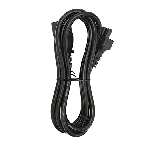 Denash IEC320 C14 Männlich an C5 Weibliches Netzkabel, Flammschutzmittel IEC320 C14 Bis C5 Netzkabel 10A 250 V 5,9 Fuß PVC Außenabdeckung 2500W für Digitalkamera für LCD von Denash