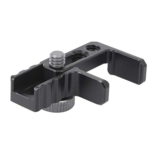 Denash Kamera -Kabelklemme Aluminiumlegierung Black Universal Typ Signal Fixator für Kamera -Käfig Käfig Kit, Robust und Langlebig, 1 PCs für Alle Modelle von Denash