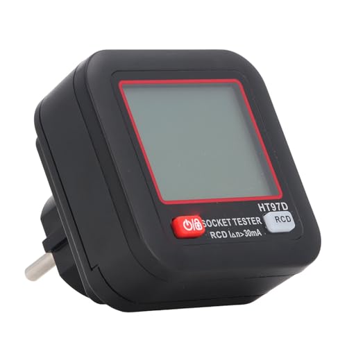 Denash LCD Display Socket Tester RCD Trip Test Polarity Phase Check Electrical Receptacle Detektor für -Enthusiasten Denash LCD Display Socket Tester RCD Trip Test Polarity Phase Check Electrical Receptacle Detektor für -Enthusiasten von Denash