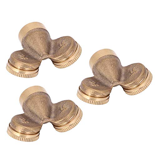 Denash Langlebiger Bewässerungssprinkler -Set mit 2 Sprühköpfen, 3pcs G1/2 DN15 Wässerendüse für Rasen und Gewächshaus, Geeignet für Dachkühlung, Kupfermaterial Geeignet von Denash