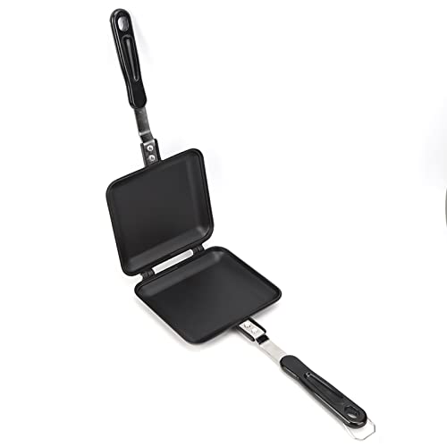 Denash Maker Compact Nonstick Fritting Pan Zum Schnellen Frühstück, Küchenzubehör für Einfache Reinigung und Gegrillter Käse, Aluminiumlegierung Denash Maker Compact Nonstick Fritting Pan Zum Schnellen Frühstück, Küchenzubehör für Einfache Reinigung und Gegrillter Käse, Aluminiumlegierung von Denash