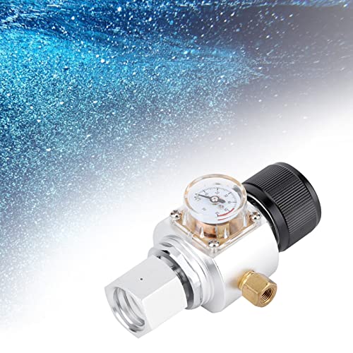Denash Mini CO2-Gasregler Langable Ventil für Homebrew- und Soda-Wasservergnügen 0-90psi Druck für überall Gebrauch Aluminium Gebaut von Denash