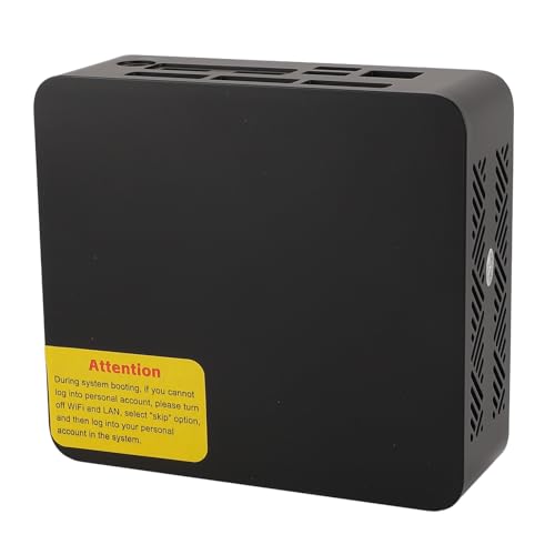 Denash PC, I3 1215U Schwarzer -Desktop-Computer Typ C Dual Display 1000M BT5.2 1300 MHz 4,40 GHz Micro-PC-Computer -Gaming-Computer (EU-Stecker 16GB+512) von Denash