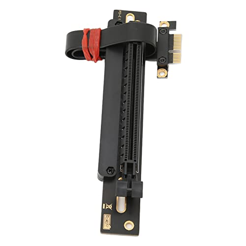 Denash PCIe-Verlängerungskabel Stabile Hochgeschwindigkeit 1x Bis 16x Adapter für Video-, Ton- und Drahtlose Karten Schwarz 20 cm von Denash