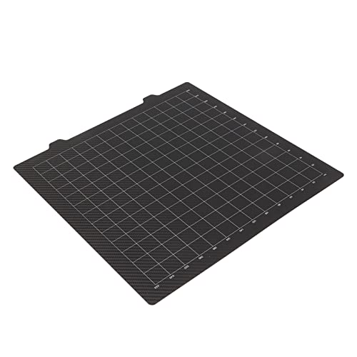 Denash PEI -Stahlplatte, 3D -Drucker PEI Stahlplatte Kohlefaser Doppelseitig Praktisch Praktisch für das Geschäft von Denash