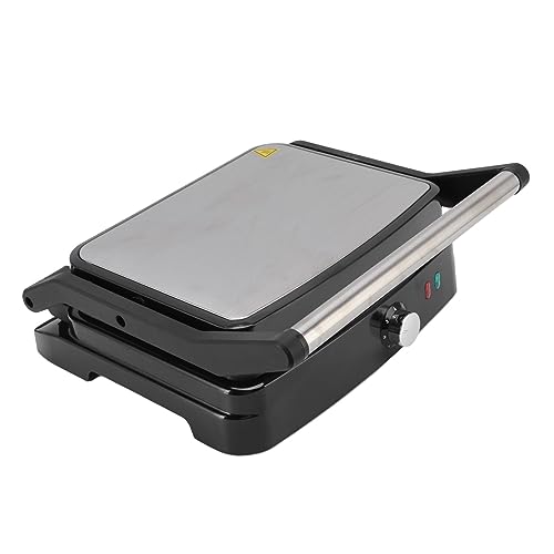 Denash Panini -Hersteller Schneller Heizung Hochleistungsstufe 2000W Doppelseitig Panini Pressgrill Leicht zu Reinigen für die Frühstücksmaschine von Denash