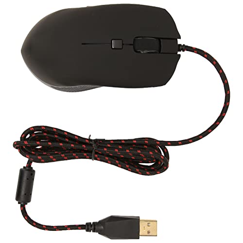 Denash RGB Backlight Hohe Genauigkeitsspielmaus mit Einstellbarem DPI für PC -Gaming -Mäuse und Desktop Computer Schwarz Denash RGB Backlight Hohe Genauigkeitsspielmaus mit Einstellbarem DPI für PC -Gaming -Mäuse und Desktop Computer Schwarz von Denash