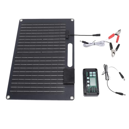 Denash Schnelles Laden 100W Solarpanel Batterie Ladegerät Controller Kit mit USB -Anschlüssen 12 V 24 V Schwarz für Sicherheitskameras Gewächshaus Denash Schnelles Laden 100W Solarpanel Batterie Ladegerät Controller Kit mit USB -Anschlüssen 12 V 24 V Schwarz für Sicherheitskameras Gewächshaus von Denash