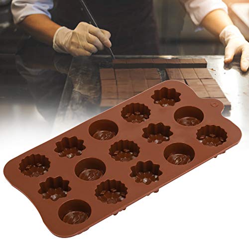 Denash Schöne Blumenform Silikonkuchenform Leicht zu DIY -Backwerkzeug für Kuchendekoratoren von Denash