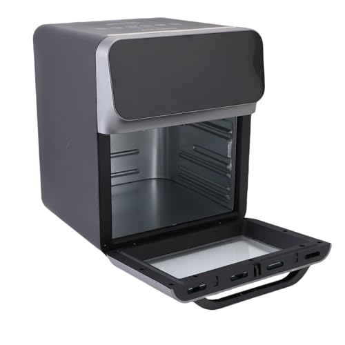 Denash The Fryer Rotisserie Oven, Elektrisch, für die Arbeitsplatte, 15 L Fassungsvermögen, 1350 W, 2 Bratbleche, Intelligentes Thermometer für Einfaches Kochen mit Dem (EU-Stecker 220V) von Denash