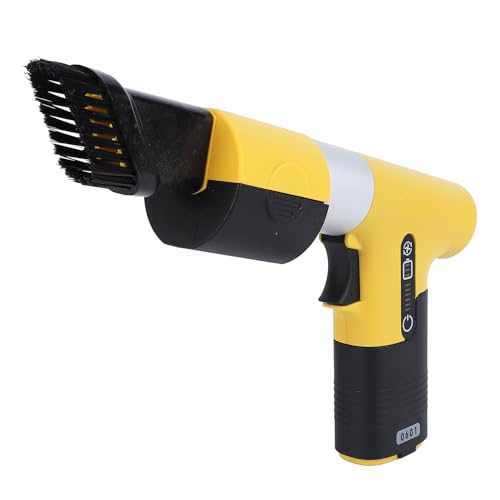 Denash Trocknergebläse, 130000 U/min Hochgeschwindigkeits Bürstenloser Gebläse mit Dualblas-/Saugmodi, 3000 -mAh USB C Wiederaufladbar Zum Reinigen und Abkühlen (YELLOW) von Denash