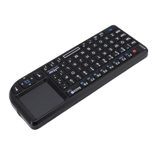 Denash USB -wiederaufladbare Touchpad -Tastatur, Kleine 2,4 GHz Drahtlose Tragbare, Dünne Backbeleuchtungstastatur mit Trackpad für PC PS, Integrierter Akku für USB -Laden und Denash USB -wiederaufladbare Touchpad -Tastatur, Kleine 2,4 GHz Drahtlose Tragbare, Dünne Backbeleuchtungstastatur mit Trackpad für PC PS, Integrierter Akku für USB -Laden und von Denash