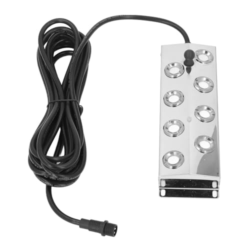 Denash Ultraschall Nebel Quiet Mist Maker 8 Kopf für Innen- und Außenlandschaftsgestaltung 304 Edelstahl für Ruhiges Ambiente von Denash