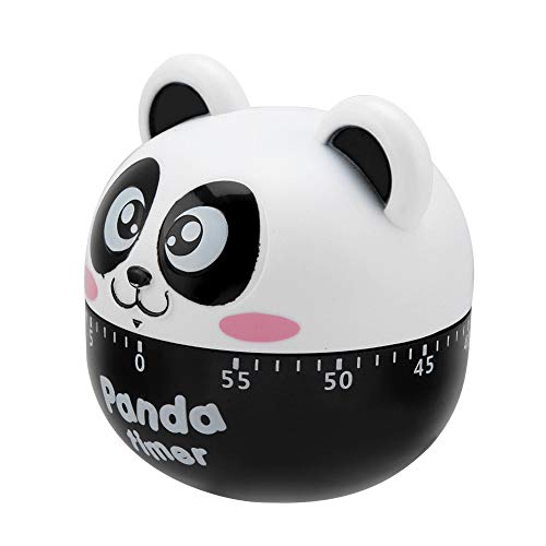 Mechanischer Küchentimer, manuelle Zähler in Panda-Form, digitaler Küchen-Countdown-Timer, Kochzeit-Werkzeug zum Backen, Kochen, Dämpfen von Denash