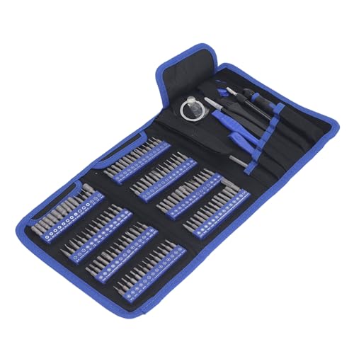 Denash Vielseitiger 126 in 1 Magnetfahrer-Kit Zur Präzisen Elektronikreparatur Im Anti-Schlupf-Handle für die Computer Mobiltelefon Uhr von Denash