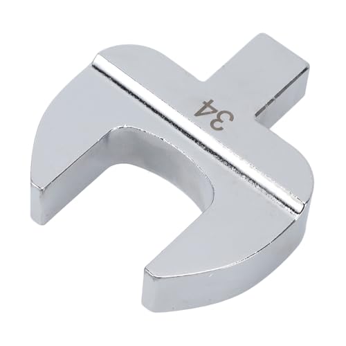 Denash Vollständig Polierter Chrom -Finish -Crowfoot Schraubenschlüsselersatz für die Einfache Austauschbarkeit in der Garage (34 mm) von Denash