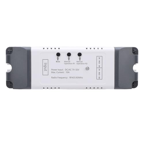 Denash WLAN -WLAN - Schalterrelais für Verriegelungs Türen mit Echtzeit Feedback, 2 Kanäle Fernbedienungssteuerung Smart WiFi Switch Relay für Smart Home Automatisierung Denash WLAN -WLAN - Schalterrelais für Verriegelungs Türen mit Echtzeit Feedback, 2 Kanäle Fernbedienungssteuerung Smart WiFi Switch Relay für Smart Home Automatisierung von Denash