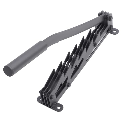 Denash Wandmontierter Einglanzsplitter Langlebiger Brennholzschneider für Camping und Kamin mit Hohem Kohlenstoffstahlmaterial (BLACK) von Denash
