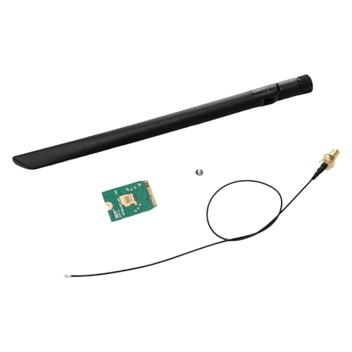 Denash WiFi 6e Wireless Card, 4200 Mbit/S Band 2,4GHz 5GHz 6GHz -Netzwerkadapter für Laptop mit BT5.2 für 10 11, OpenWrt Support, WPA3 -Verschlüsselung von Denash