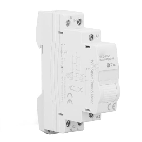 Denash WiFi Electricity Energy Monitor Switch -Messgerät mit Astronomischem Programm Timer für Smart Home Automation von Denash