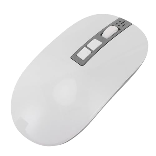 Denash Wiederaufladbare AI -Maus -V11, 6 in 1 Smart Maus mit Echtzeit -Transkription, Übersetzung, Zusammenfassung, für Remote -Arbeiten und Einfache Portabilität (White) von Denash