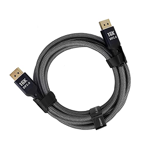 Displayport 2.0-Kabel, DVI HD-Adapterleitung 16K bei 60Hz 10K bei 60Hz Ultra-klares Datenkabel Computer-HD-Videokabel für Computer-TV-Projektor (#2) von Denash