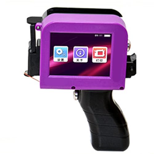Denash Intelligenter Tragbarer Tintenstrahldrucker DP19 mit HD-LED-Touchscreen, Intelligentem 4-Kern-Cup, Einfachem UI-Panel-Design, Breite Anwendungen für Holz, Kleidung, Papier, von Denash
