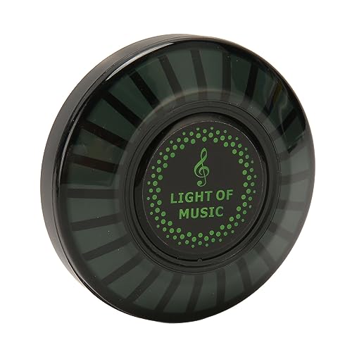 RGB Sound Pickup Light, Runde Bunte Stereoskopische Beleuchtung Duft Diffusor Pickup Musik Rhythmus Lichter Typ C für Party von Denash