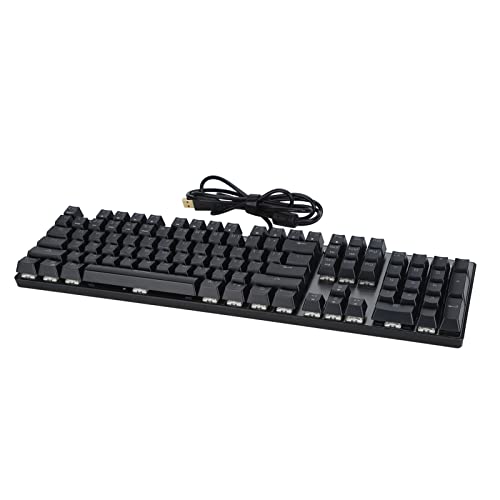 Denash Tastatur-Maus-Kombination, Mechanisch Verkabelt 104 Tasten Ergonomische Gaming-Tastaturmaus mit RGB-Hintergrundbeleuchtung für 10 8 7 Vista XP Denash Tastatur-Maus-Kombination, Mechanisch Verkabelt 104 Tasten Ergonomische Gaming-Tastaturmaus mit RGB-Hintergrundbeleuchtung für 10 8 7 Vista XP von Denash