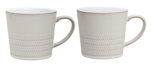 Denby Azure, Stein, cremefarben, 2 Mugs von Denby