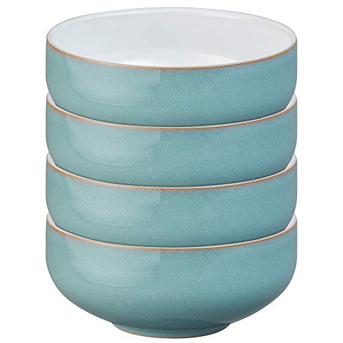 Denby Azure, Steingut, azurblau, 4 Bowls von Denby