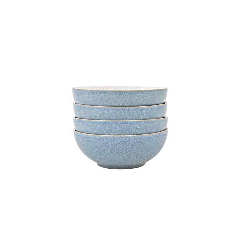 Denby Elements 4 Stück Müslischalen blau von Denby