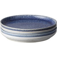 Denby Studio Blue Medium Coupe Plate - Set of 4 von Denby