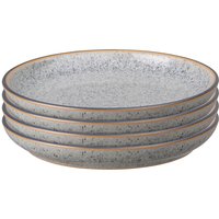 Denby Studio Grey Small Coupe Plate - Set of 4 von Denby