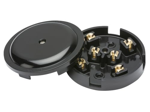 DENCON Abzweigdose, 20 A, 6 Klemmen, schwarz von Dencon