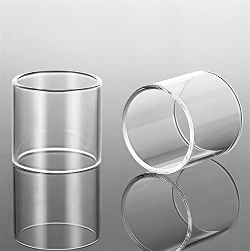 Denghui-ec 2 stücke Ersatzglasbehälter fit for Vaptio Solo 2 24. 5mm Kit Glas 4ml / 2ml Tpd. / Fit for Vaptio C2 (Farbe : Klar, Größe : Fit for VAPTIO Solo 2 4ml) von Denghui-ec