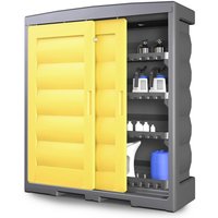 Denios Chemikalienschrank PolyStore 1820, mit Schiebetüren von Denios