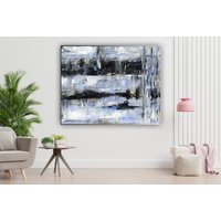 Gemälde Abstrakt Klein, Extra Große Wand Kunst Abstrakte Malerei, Lange Malerei, Moderne, Geschenk Original Malerei von DenisArtWork