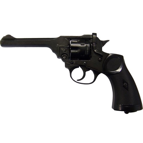 Deko Waffe Webley MK 4 Revolver Kal. 38/200 schwarz 1923 WWII von Denix