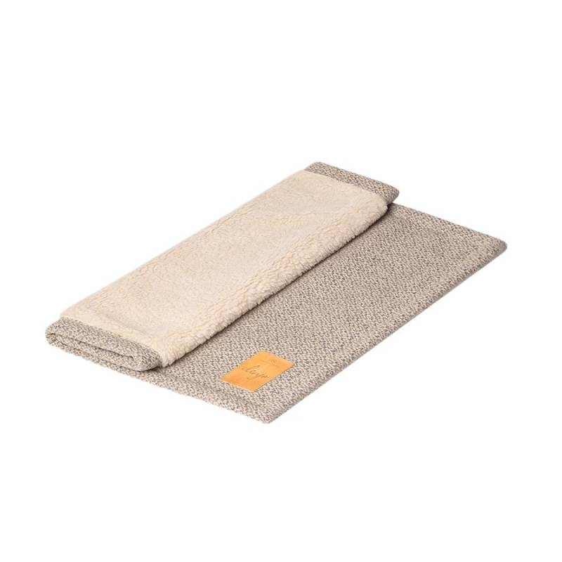 DENJO DOGS Reise-Hundedecke Snuggle greige 60x80cm Hundedecke für Reisen grau beige von Denjo Dogs