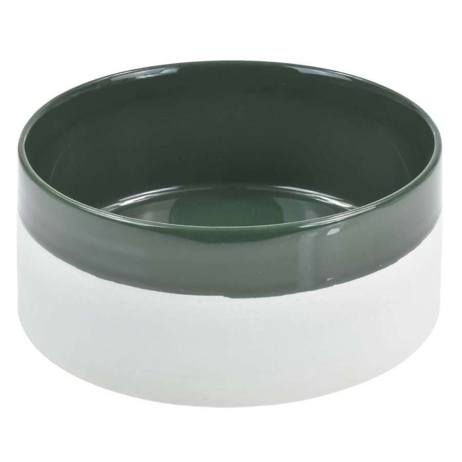 DENJO DOGS Hundenapf Mateus forest green 1L Keramik Hundenapf für kleine Hunde grün von Denjo Dogs