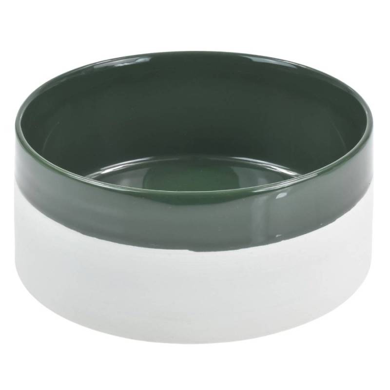 DENJO DOGS Hundenapf Mateus forest green 1L Keramik Hundenapf für kleine Hunde grün von Denjo Dogs