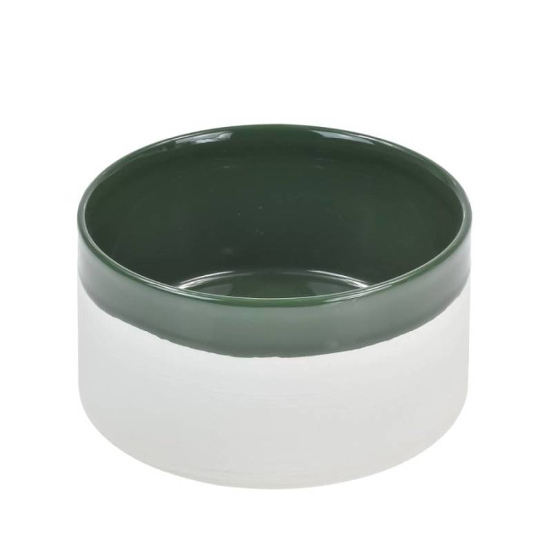 DENJO DOGS Hundenapf Mateus forest green 0,6L Keramik Hundenapf für kleine Hunde grün von Denjo Dogs
