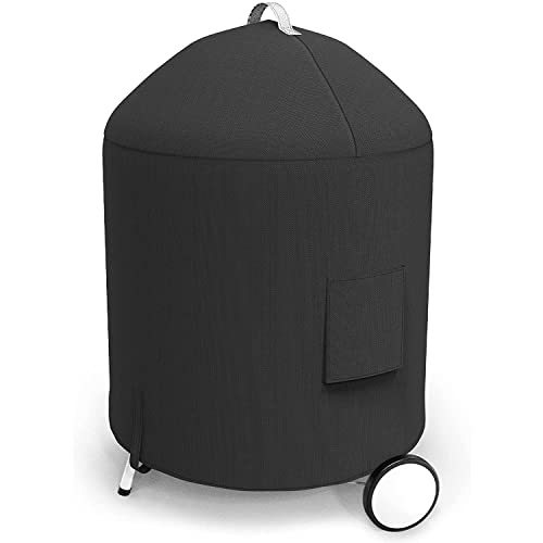 Denmay Grillabdeckung für Weber 57CM Premium Holzkohlegrills, SUNLIFER Holzkohle BBQ Grill, Heavy Duty wasserdichte Kesselgrillabdeckung, licht- und UV-beständig, im Vergleich zu Weber 7150 von Denmay
