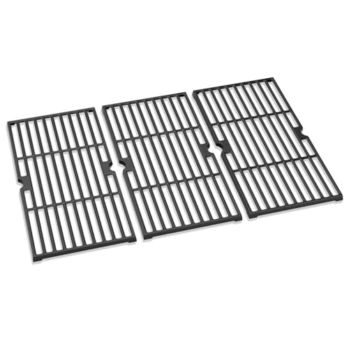 Denmay 43 x 63 cm Gusseisen Grillrost für Charbroil, Enders Boston 3, Enders Monroe 3 Pro, Landmann Triton 3&4, Profi Cook PC-GG 1058/1059, für Barbecook Siesta 310, Outdoorchef, Broil King, 3 Stück Denmay 43 x 63 cm Gusseisen Grillrost für Charbroil, Enders Boston 3, Enders Monroe 3 Pro, Landmann Triton 3&4, Profi Cook PC-GG 1058/1059, für Barbecook Siesta 310, Outdoorchef, Broil King, 3 Stück von Denmay