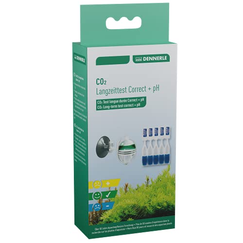 Dennerle CO2 Langzeittest Correct + pH - einfache und exakte Kontrolle des CO2-Gehalts im Aquarium von Dennerle