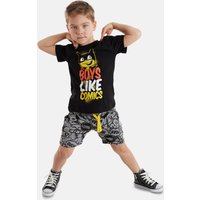 Denokids Hausanzug "Cartoon" 2 Stk. tlg., mit Cartoon-Figur-Print von Denokids