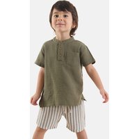 Denokids Hausanzug "Striped Muslin", (2 tlg.), mit gestreiften Shorts von Denokids