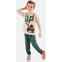 Denokids Hausanzug "Up Dozer", (2 tlg.), mit elastischem Bund und Seitentaschen von Denokids